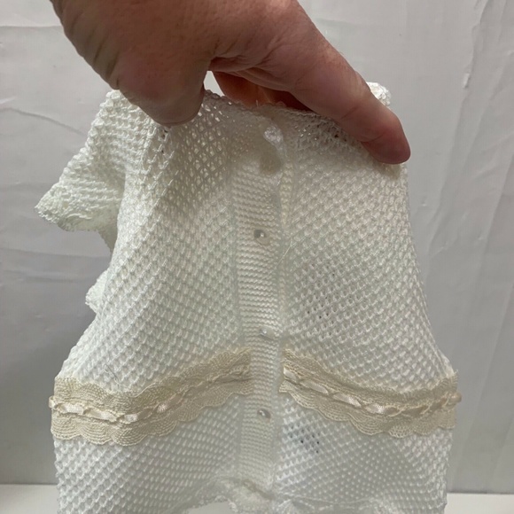 Creaciones Gaviria Summer 3 Piece Baby Set Size 6 Months in Cream - Picture 7 of 9